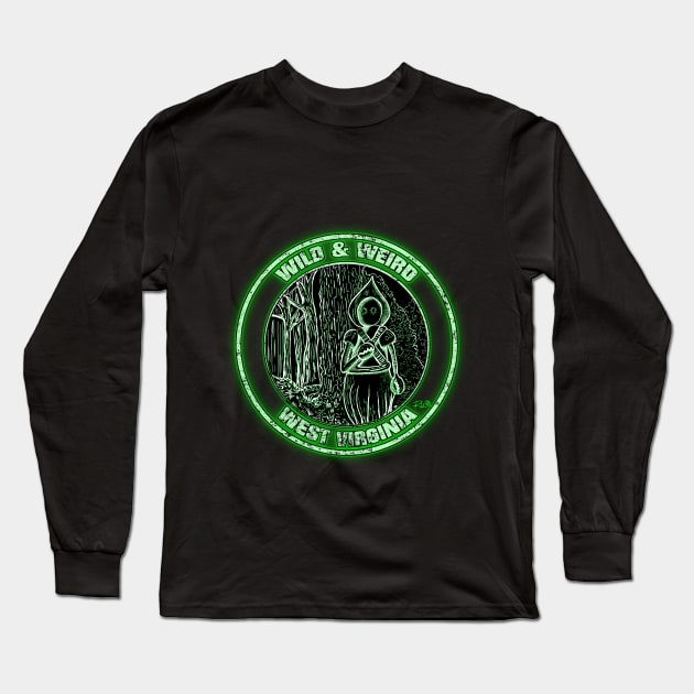 Braxton County Monster (WWWV) Long Sleeve T-Shirt by theartofron